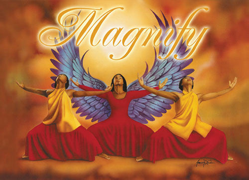 Magnify: African American Christmas Card