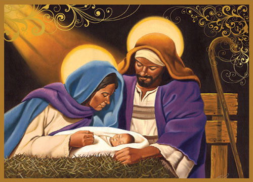 Nativity: African American Christmas Card