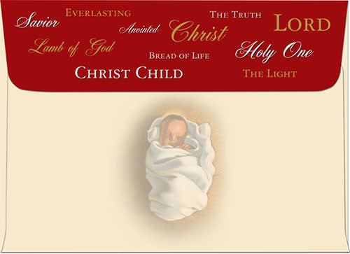 Names of Christ: African American Christmas Card Envelope