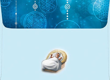 Glory to God (Manger): African American Christmas Card Envelope