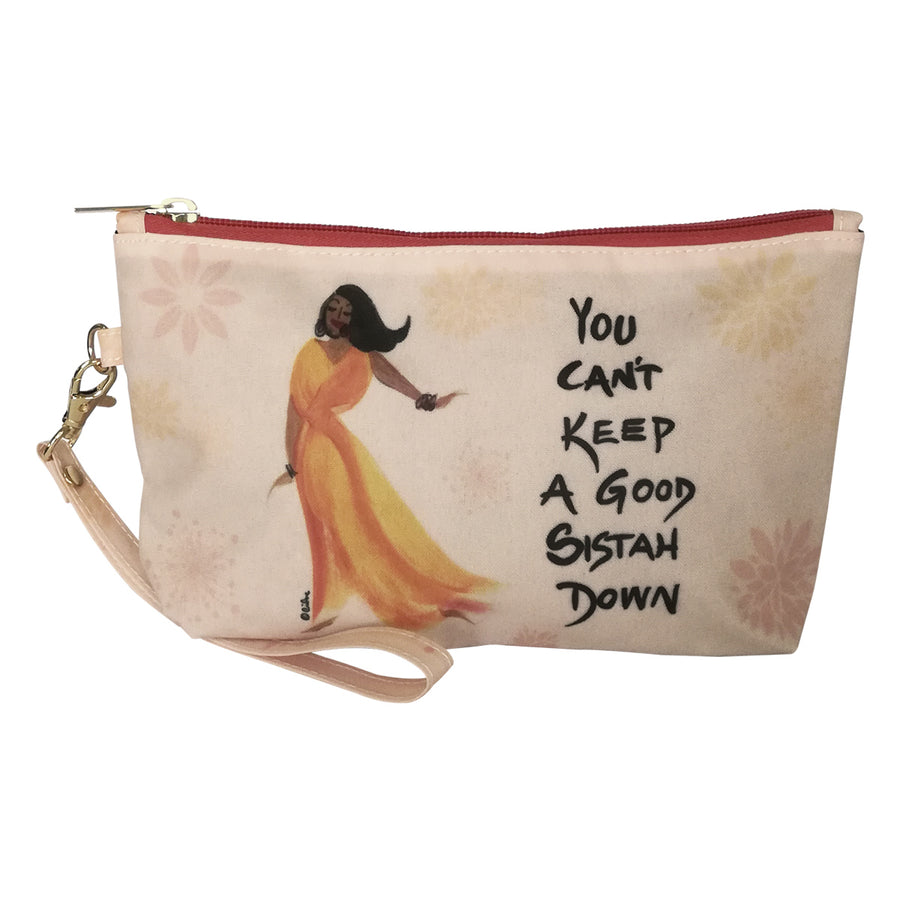 You Can't Keep a Good Sistah Down Cosmetic Pouch by Cidne Wallace