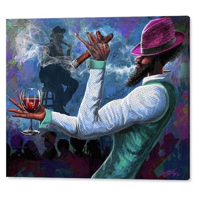Cigars and Brandy by Dion Pollard (Canvas)