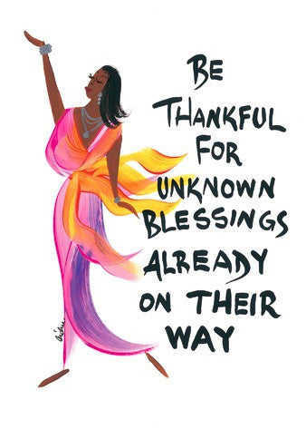Be Thankful Magnet by Cidne Wallace 