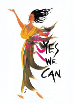 Yes We Can Magnet by Cidne Wallace