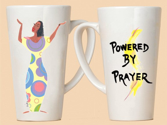 Powered By Prayer Mug is a Cidne Wallace