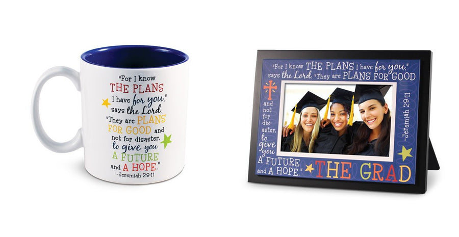 Colorful Graduation Photo Frame and Mug by Lighthouse Christian Products