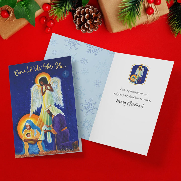Come and Let Us Adore Him by Keith Conner: African American Christmas Card Box Set (Lifestyle)