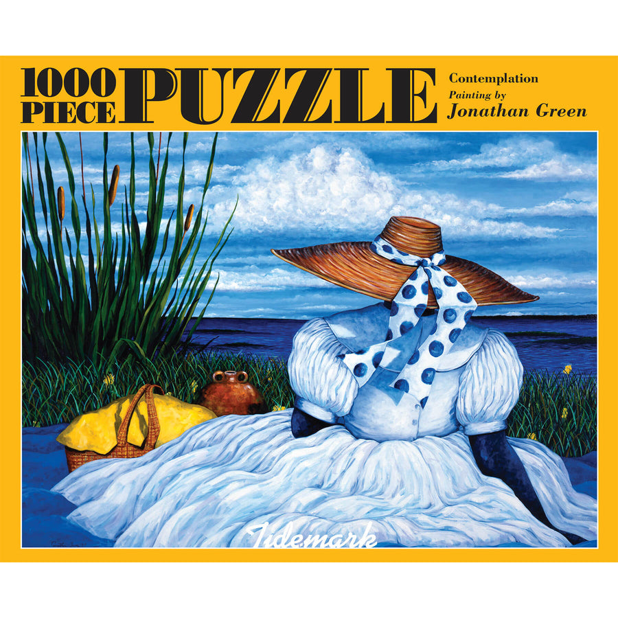 Contemplation by Jonathan Green: African American Jigsaw Puzzle