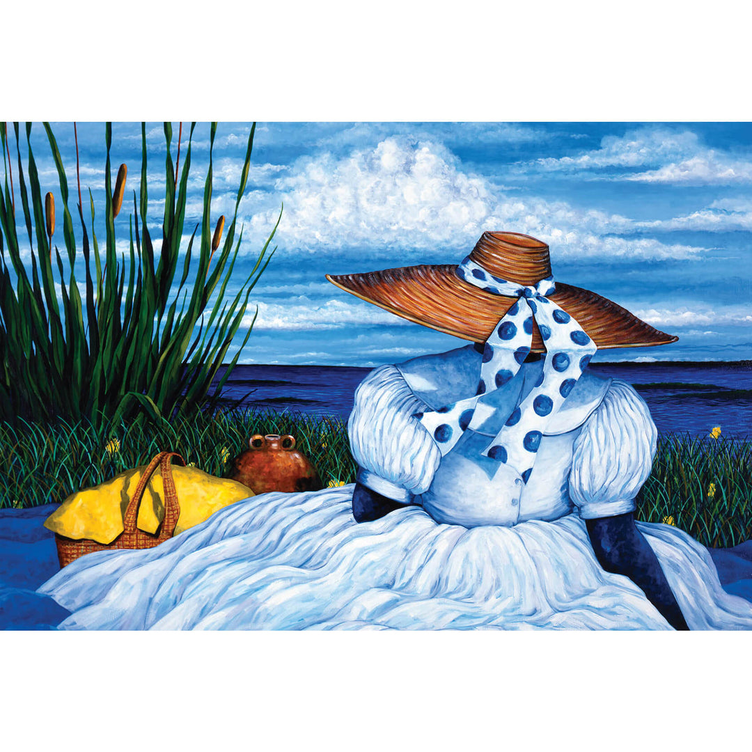 Contemplation by Jonathan Green: African American Jigsaw Puzzle