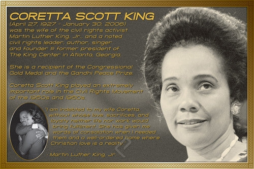 Coretta Scott King Poster