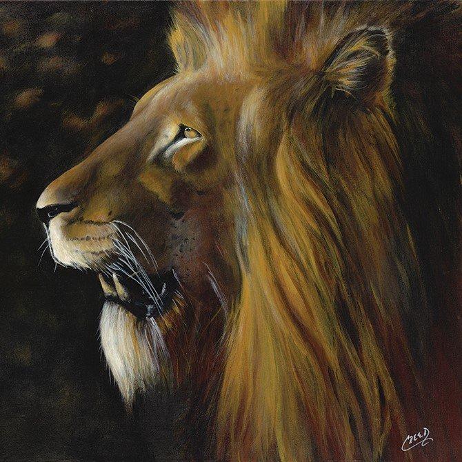 Courage: African Lion by Cecil "CREED" Reed