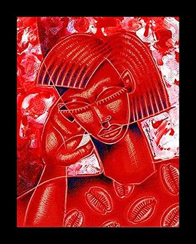 Crimson Queen (Delta Sigma Theta) by Larry "Poncho" Brown (Black Frame)