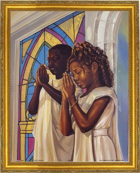 Daily Prayer by Kevin "WAK" Williams (Gold Frame)