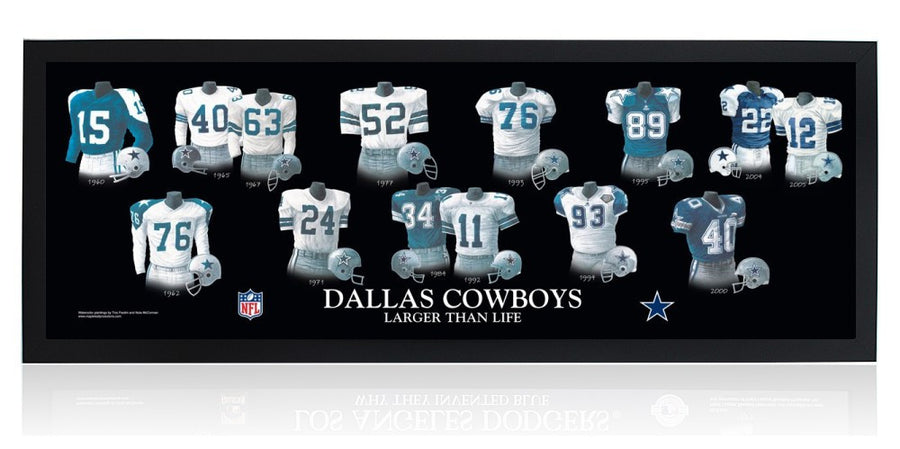 Dallas Cowboys: Larger Than Life by Nola McConnan and Tino Paolini (Black Frame)