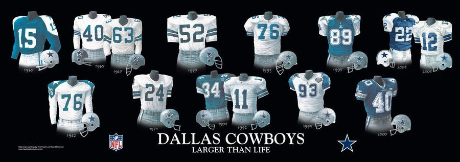 Dallas Cowboys: Larger Than Life Poster by Nola McConnan and Tino Paolini