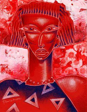 Crimson Diva (Delta Sigma Theta) by Larry "Poncho" Brown