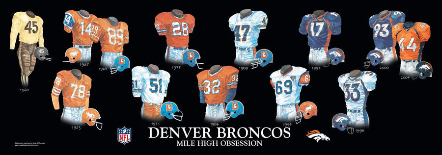 Denver Broncos: Mile High Obsession Poster by Nola McConnan