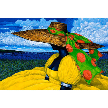 Distant Thoughts by Jonathan Green: African American Jigsaw Puzzle