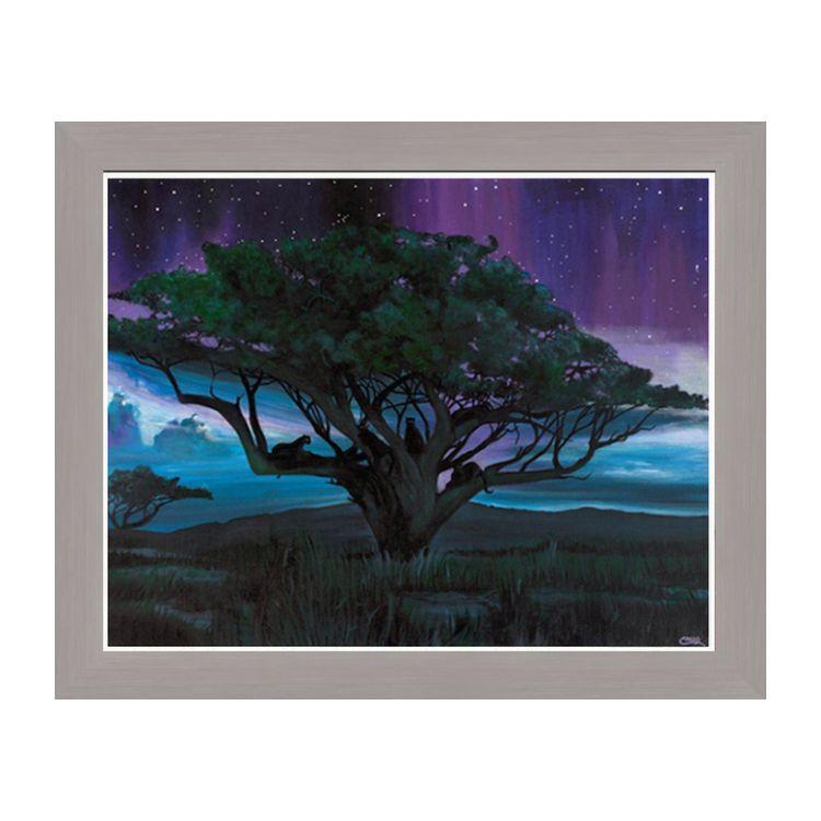 The Ancestral Plane (Black Panther Movie) by Cecil "CREED" Reed (Silver Frame)
