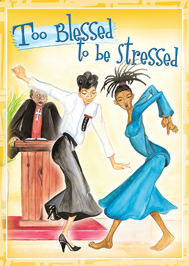 Too Blessed To Be Stressed V Magnet by Dorothy Allen