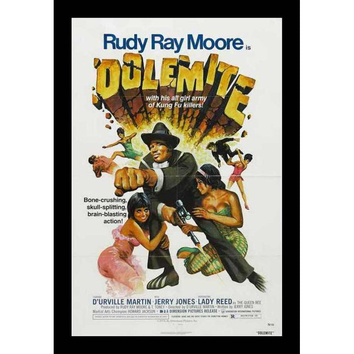 Dolemite Movie Poster (Black Frame)