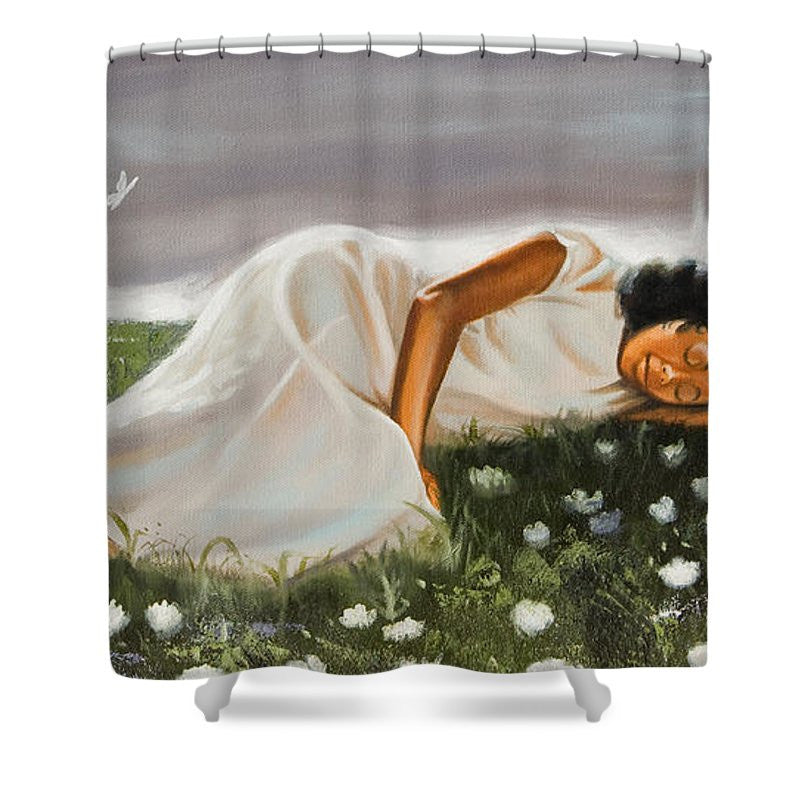 Dream On Shower Curtain by Jerome T. White