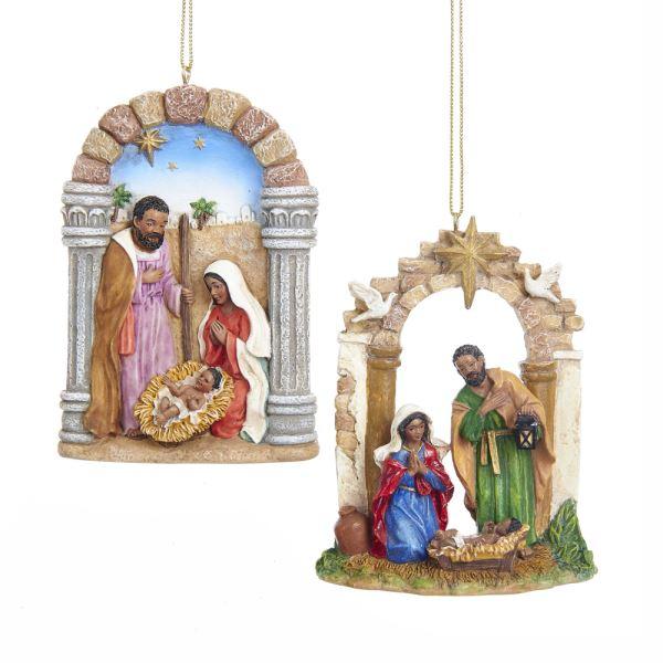 The Holy Family (Nativity): African American Christmas Ornaments by Kurt Adler