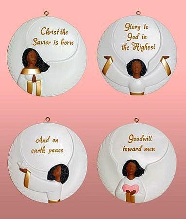 Angel Wing Set I (White) Ornament 