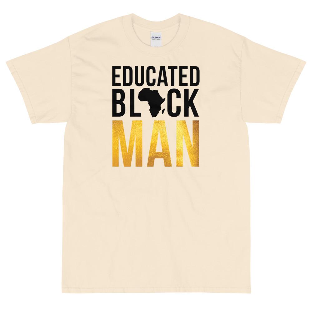 6 of 7: Educated Black Man Short Sleeve Unisex T-Shirt-T-Shirt-RBG Forever-Small-Natural-The Black Art Depot