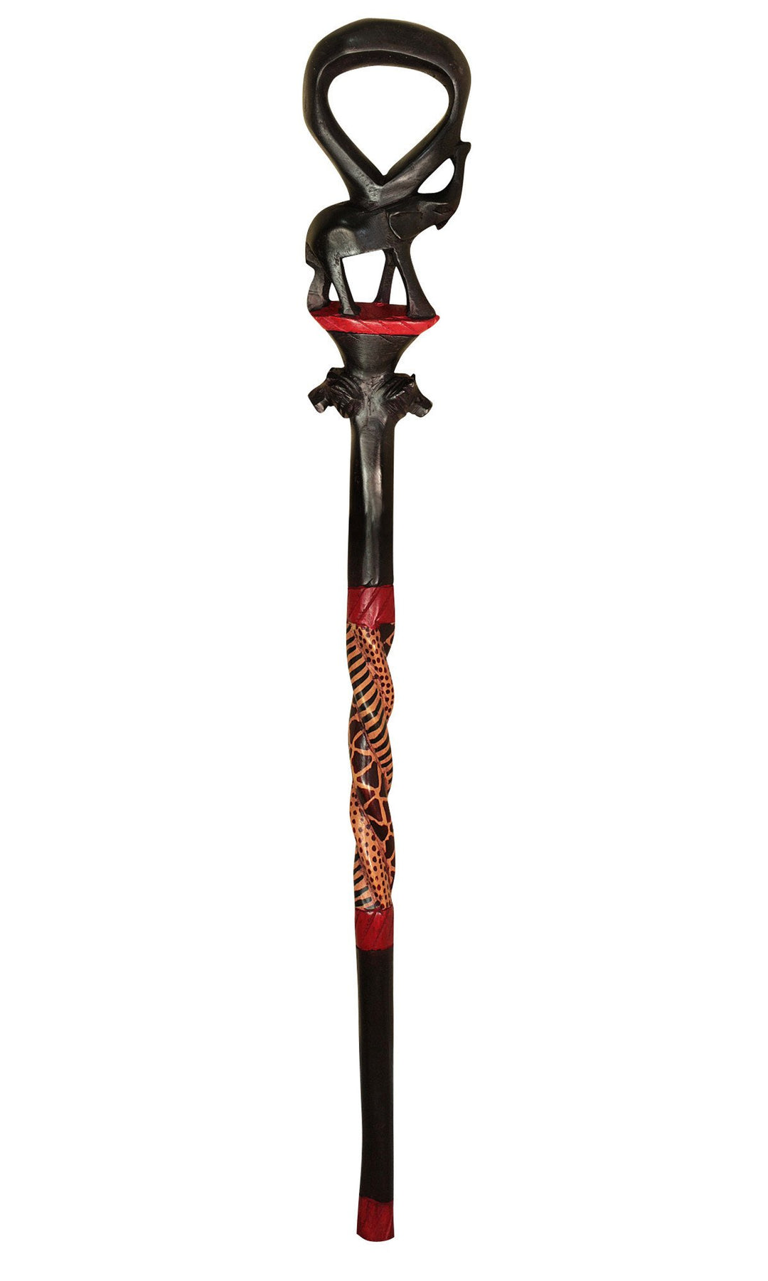 Elephant and Lion African Walking Cane (Hand Made in Kenya) – The Black Art  Depot