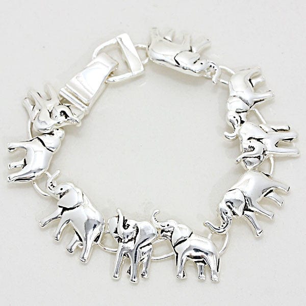 Delta Sigma Theta Inspired Elephant Train Bracelet