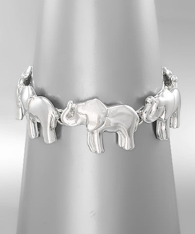 Elephant Charm Bracelet by Golden Stella (Delta Sigma Theta)