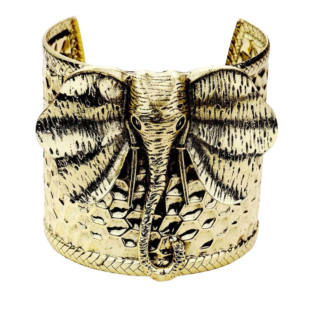 Elephant sales cuff bracelet