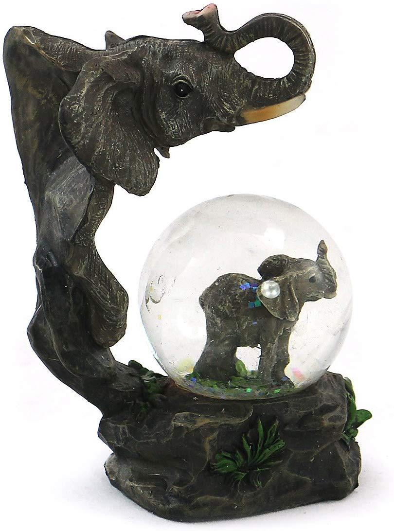 Wisdom and Loyalty: Elephant Waterglobe by Elephant Boutique