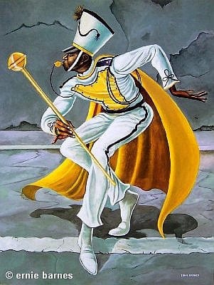 The Drum Major by Ernie Barnes