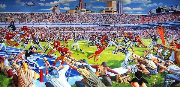 Victory In Overtime by Ernie Barnes