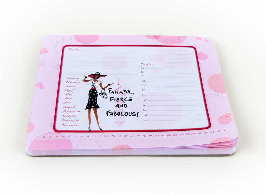 Faithful, Fierce and Fabulous Memo Mouse Pad