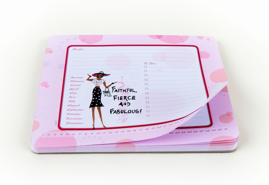 Faithful, Fierce and Fabulous Memo Mouse Pad