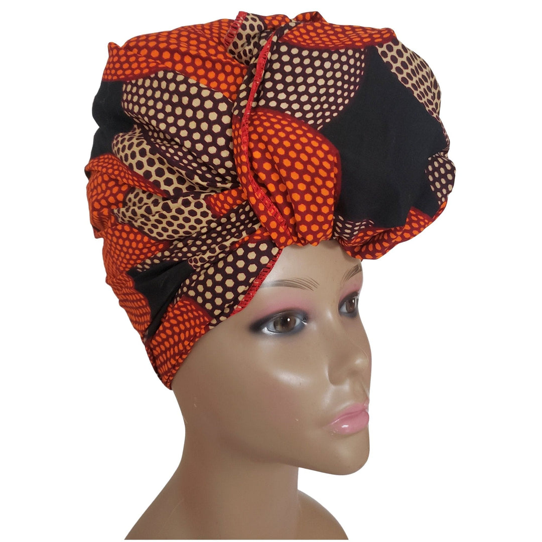 Fatima: Authentic African Fabric Headwrap by Boutique Africa (Kenya)