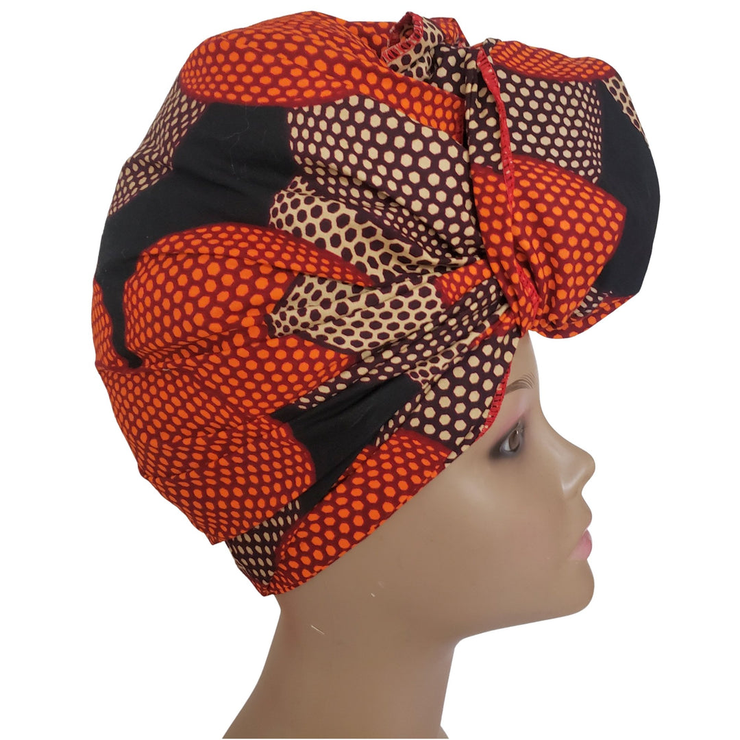 Fatima: Authentic African Fabric Headwrap by Boutique Africa (Kenya)