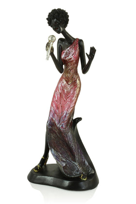The Female Vocalist: Jazz Player Figurine Collective