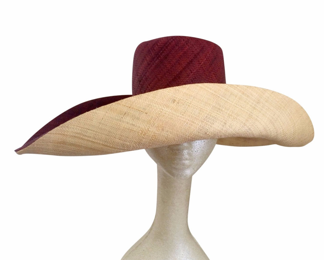 Rutendo: Hand Woven Madagascar Big Brim Raffia Sun Hat