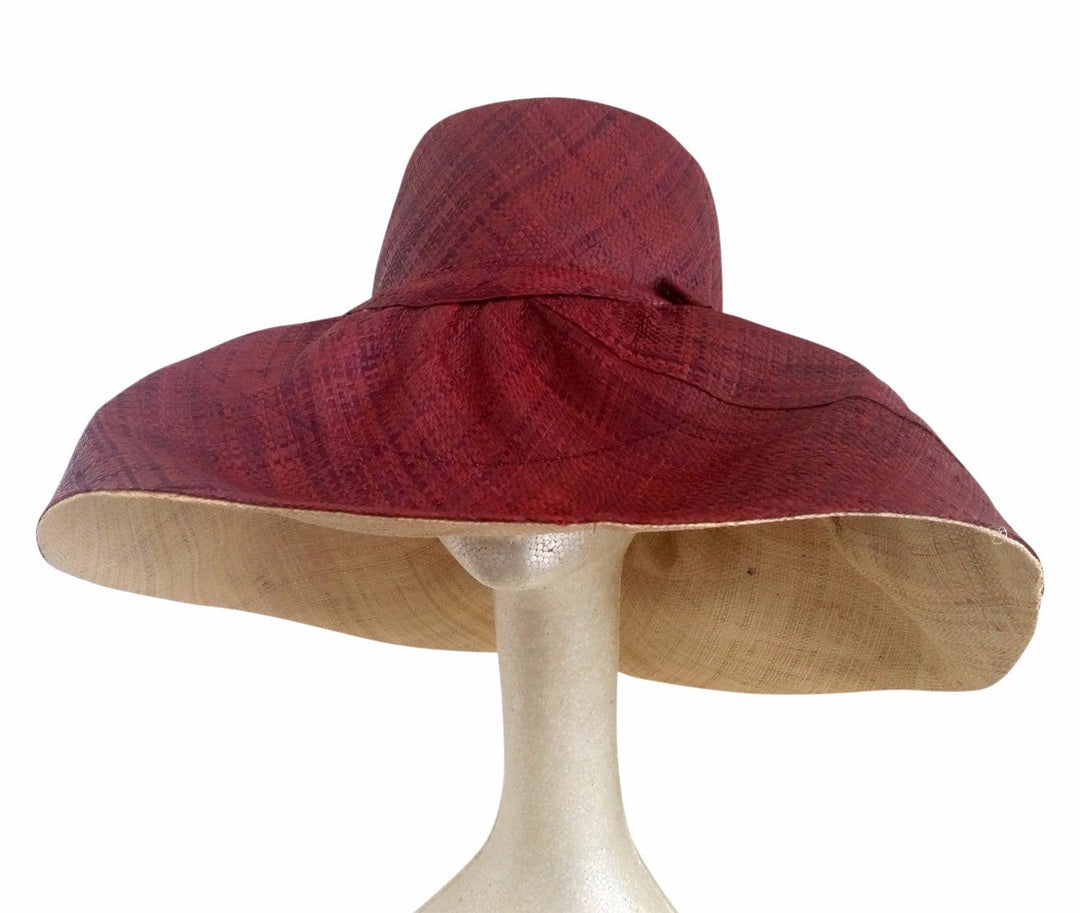 Rutendo: Hand Woven Madagascar Big Brim Raffia Sun Hat