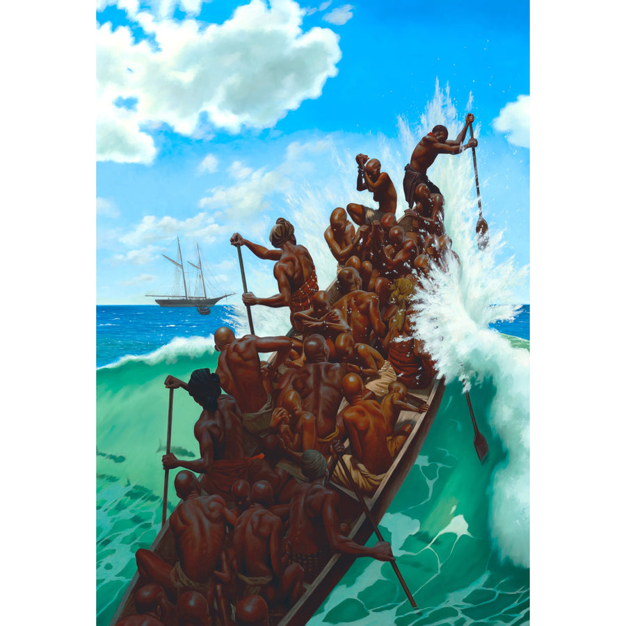 Flight of the Clotilda (America's Last Slave Ship) by Kadir Nelson