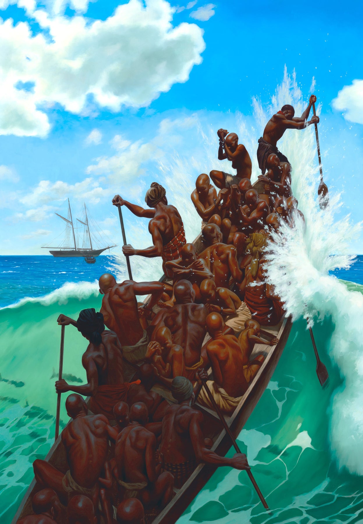 2 of 2: Flight of the Clotilda (America's Last Slave Ship) by Kadir Nelson