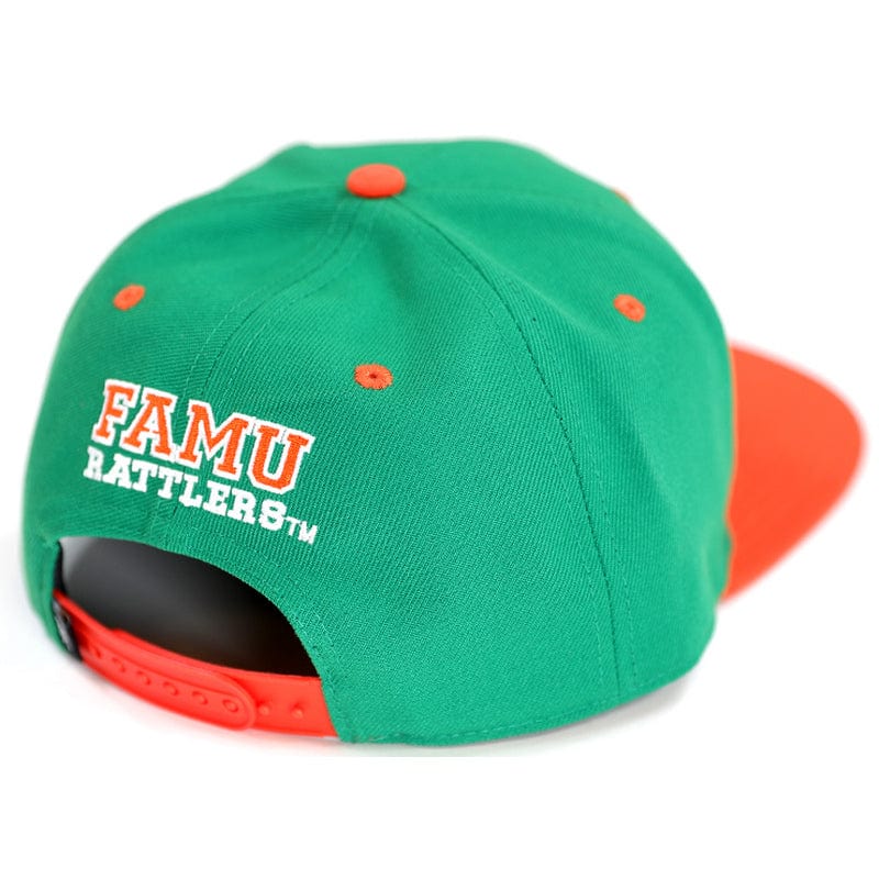 Florida A&M University Rattlers Snapback Cap by Big Boy Headgear (Back)