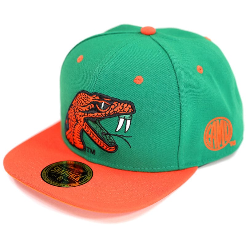 Florida A&M University Rattlers Snapback Cap by Big Boy Headgear