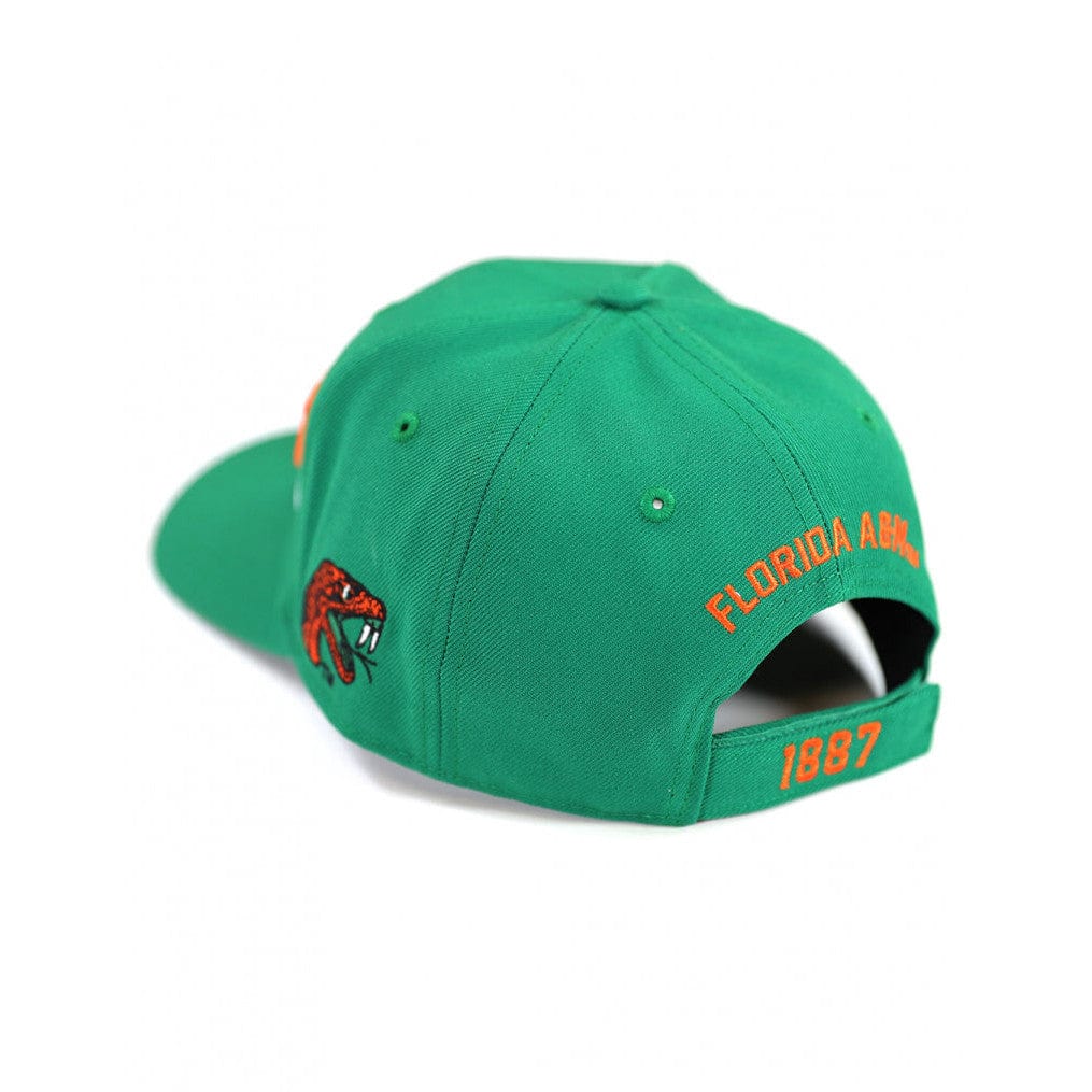 Florida A&M University Rattlers Baseball Cap by Big Boy Headgear (Back)