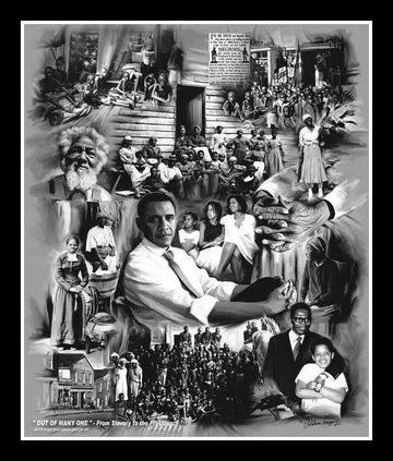 From Slavery to the Presidency (The Struggle for More) by Wishum Gregory (Black Frame)