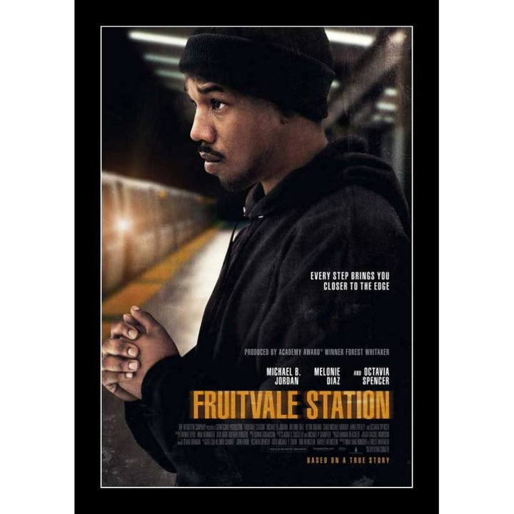 Fruitvale Station Movie Poster (Black Frame)